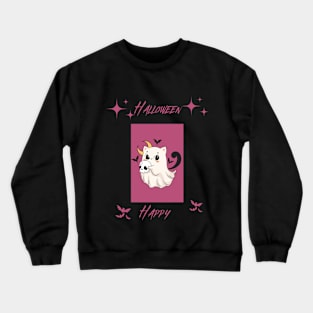 Halloween spooky ghost cute spooky Crewneck Sweatshirt